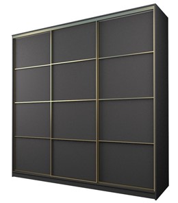 Шкаф 3-х створчатый MAX МШ-27-6-27-111, Профиль Золото/Цвет Графит в Урае