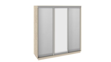 Шкаф 3-х дверный Румер, цвет Дуб Сонома, Белый снег СШК 1.210.70-13.11.13 в Лангепасе