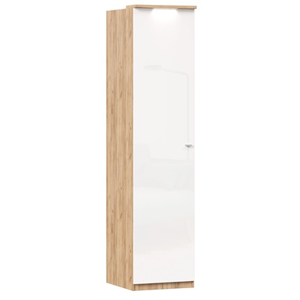 Шкаф одностворчатый Фиджи ЛД 659.224, белый в Лангепасе - изображение