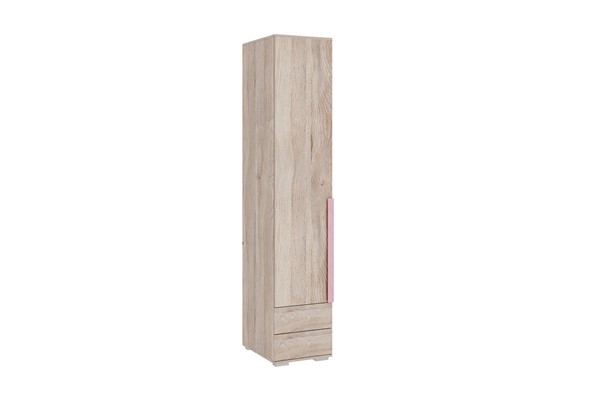 Шкаф-пенал распашной Лайк 54.01, дуб мария/роуз в Нягани - изображение