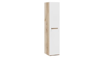 Шкаф для белья Фьюжн  ТД-260.07.01 (Дуб Делано, Белый глянец) в Урае