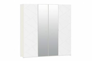 Распашной шкаф Summit НМ 011.45 Меренга/Белый текстурный в Урае