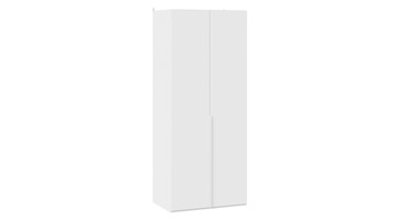 Распашной шкаф Порто (580) СМ-393.07.003 (Белый жемчуг/Белый софт) в Когалыме
