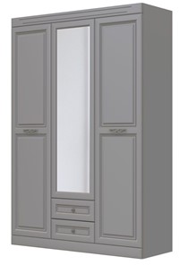 Шкаф трехдверный в спальню Олимп ШР-3 (антрацит) 1 зеркало в Урае
