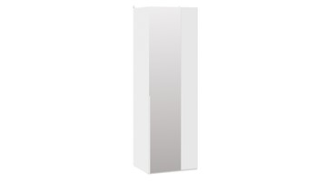 Одностворчатый угловой шкаф Порто (580) СМ-393.07.007 (Белый жемчуг/Белый жемчуг) в Когалыме