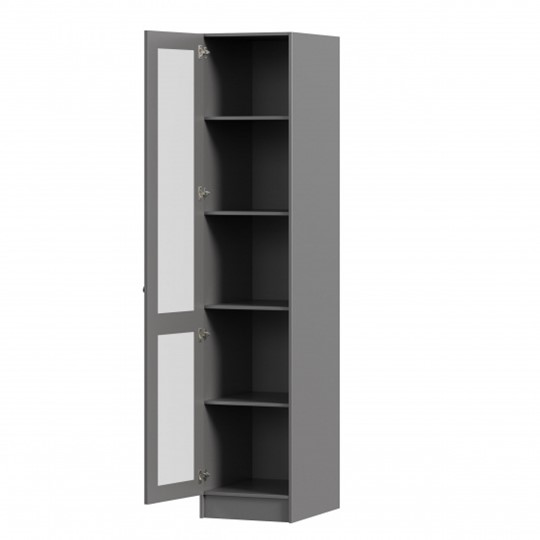 Шкаф одностворчатый  Амели (Оникс Серый) ЛД 642.850 в Когалыме - изображение 1
