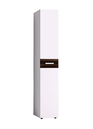 Шкаф Норвуд 55, Белый-Орех шоколадный в Лангепасе - изображение