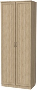 Распашной шкаф 101 со штангой,цвет Дуб Сонома в Нижневартовске