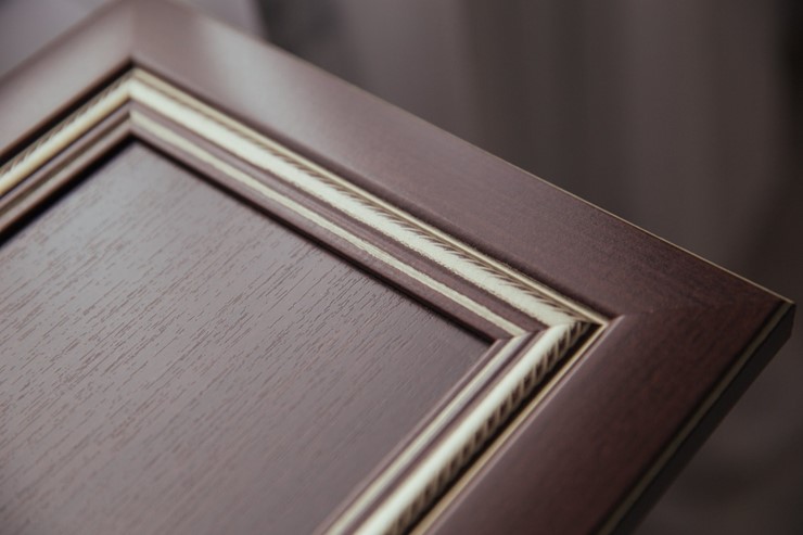 Угловой шкаф-стеллаж Беатрис М14 правый (Орех Гепланкт) в Нягани - изображение 1