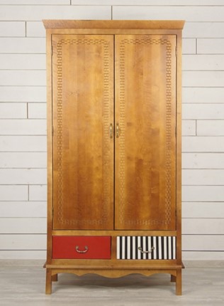 Распашной шкаф Gouache Birch двустворчатый в Когалыме - изображение