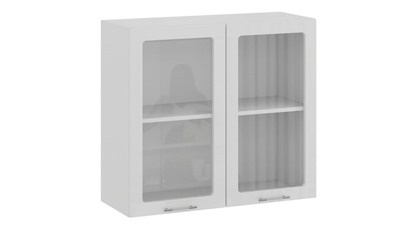 Кухонный шкаф Весна 1В8С (Белый/Белый глянец) в Лангепасе - изображение