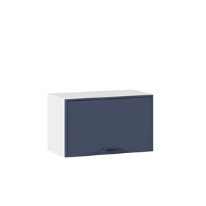 Кухонный горизонтальный шкаф 600 Индиго ЛД 298.710.000.119, Белый/Тёмно-синий в Сургуте