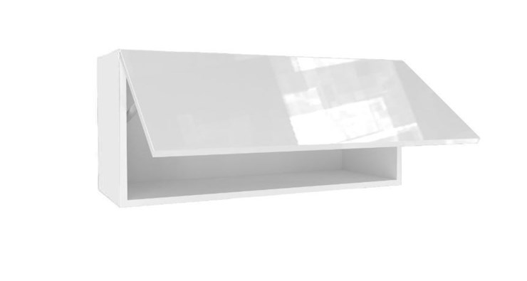 Кухонный шкаф 800 горизонтальный, Шервуд, ЛД 281.750.000.172, белый/белый глянец в Лангепасе - изображение 1