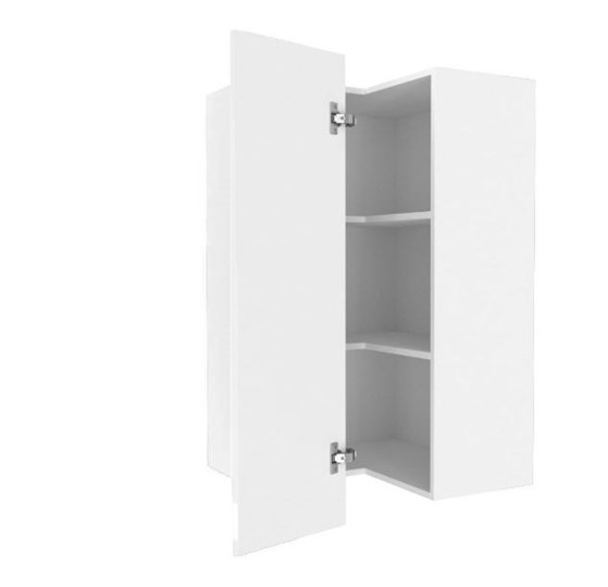 Шкаф кухонный угловой высокий Шервуд, ЛД 281.570.000.170, белый/белый глянец в Лангепасе - изображение 1