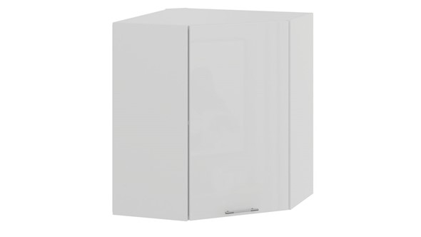 Угловой шкаф на кухню Весна 1В6У (Белый/Белый глянец) в Лангепасе - изображение