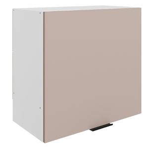 Шкаф навесной под вытяжку Стоун L600 Н566 (1 дв. гл.) (белый/грей софттач) в Лангепасе