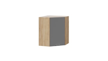 Кухонный угловой шкаф Габриэлла 1В6У (Дуб Крафт золотой/Титан) в Лангепасе