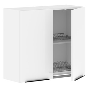 Кухонный шкаф с посудосушителем IBIZA Белый MHSU 8072.1P (800х320х720) в Когалыме - предосмотр