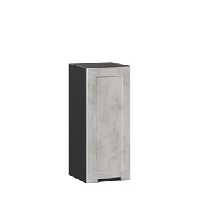 Кухонный навесной шкаф 300 Джамис ЛД 296.310.000.058, Чёрный/Белый камень в Сургуте