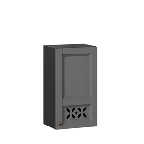 Кухонный шкаф Амели-3 400 ЛД 299.320.000.025, Черный/Оникс серый в Сургуте