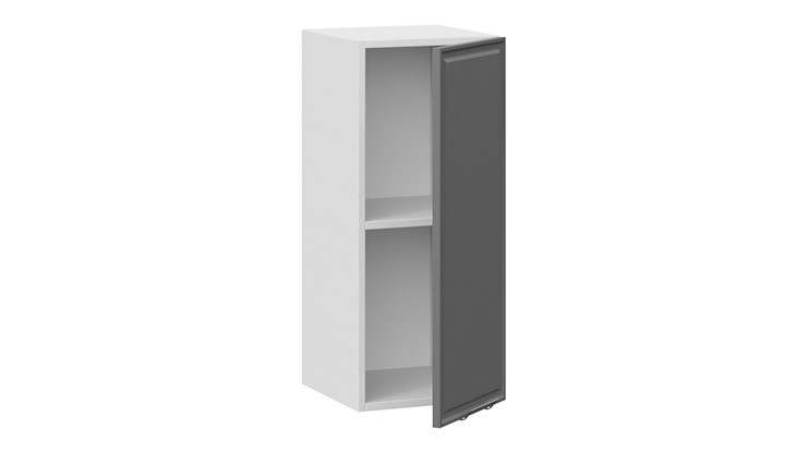 Кухонный навесной шкаф Белладжио 1В3 (Белый, Софт графит) в Лангепасе - изображение 1