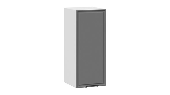 Кухонный навесной шкаф Белладжио 1В3 (Белый, Софт графит) в Лангепасе - изображение