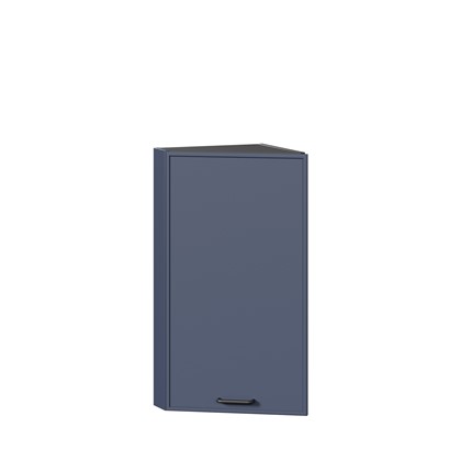 Кухонный шкаф окончание Индиго ЛД 298.690.000.160, Чёрный/Тёмно-синий в Лангепасе - изображение
