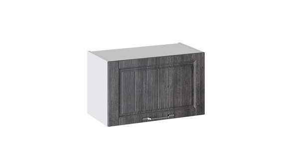 Шкаф на кухню Прованс (Белый глянец/Санторини темный) В_36-60_1ДО в Лангепасе - изображение