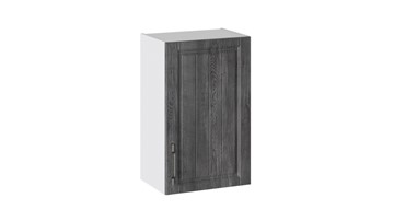 Навесной кухонный шкаф Прованс (Белый глянец/Санторини темный) В_72-45_1ДР в Нягани