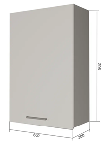 Кухонный шкаф В9 60, Бетон пайн/Белый в Нижневартовске