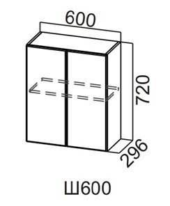 Кухонный шкаф Вельвет Ш600/720 в Лангепасе