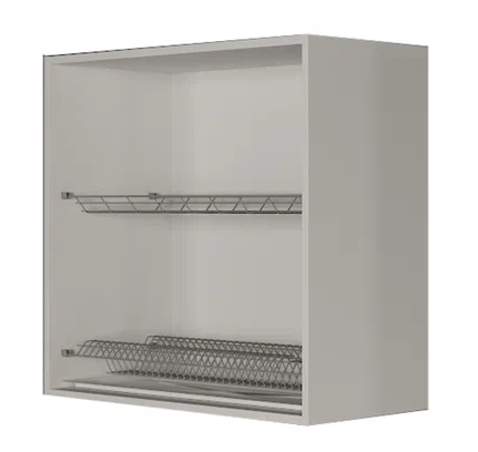Кухонный шкаф ВС7 80, Сатин/Белый в Лангепасе - изображение 1