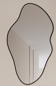 Круглое зеркало Абстракция с кантом в Урае