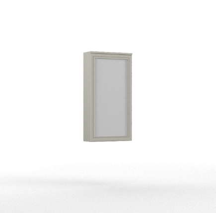 Шкаф навесной фасад зеркало, Bella (Б-ШН зр) в Нижневартовске - изображение