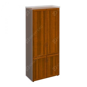 Шкаф для документов закрытый Мастер, темный орех (90х45х208) МТ 318 в Сургуте