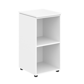 Низкий шкаф колонна MORRIS Дуб Базель/Белый MLC 42 (429х423х821) в Радужном