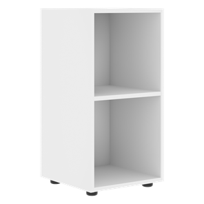 Низкий шкаф колонна FORTA Белый FLC 40 (399х404х801) в Лангепасе