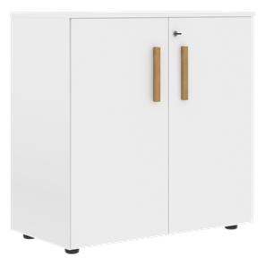 Низкий шкаф с малыми дверцами широкий FORTA Белый FLC 80.1(Z) (798х404х801) в Сургуте