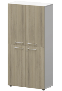 Шкаф с 4-мя дверьми Kortez СМШ48.2.28F, Кронберг/белый брилиант в Лангепасе
