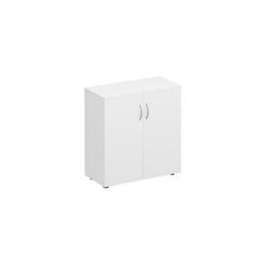Шкаф для документов низкий закрытый Комфорт КФ, белый премиум (80x38x84 К.309 БП в Радужном