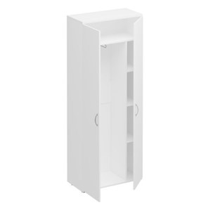 Шкаф для одежды с дополнением Комфорт, белый премиум (80х38х200) К 531 в Когалыме
