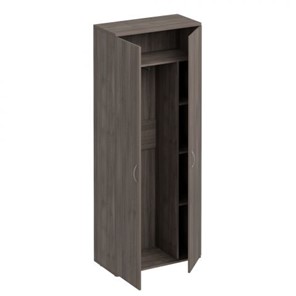 Шкаф для одежды с дополнением Комфорт КФ, дуб шамони темный (80x38x200) К.531 ШТ в Лангепасе