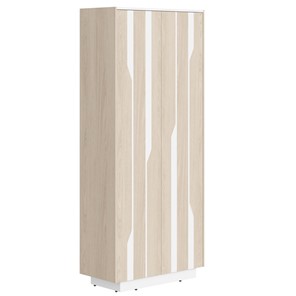 Шкаф для одежды LINE Дуб-светлый-белый СФ-574401 (900х430х2100) в Лангепасе