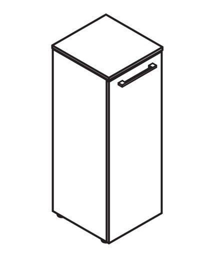Шкаф средний MORRIS Дуб Базель/Венге Магия MMC 42.1 (429х423х1188) в Лангепасе - изображение 2