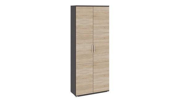 Шкаф для одежды Успех-2 ПМ-184.18 (Венге Цаво, Дуб Сонома) в Лангепасе - изображение