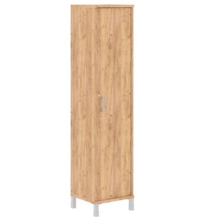 Шкаф для офиса Born В 431.7(RZ) колонка высокая с замком в глухой двери 475х450х2054 мм, Дуб Бофорд в Лангепасе - изображение