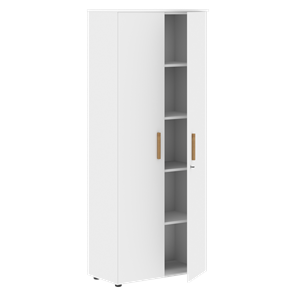 Шкаф широкий высокий FORTA Белый FHC 80.1(Z) (798х404х1965) в Лангепасе