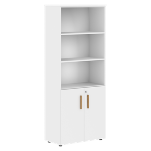 Шкаф с глухими малыми дверьми FORTA Белый FHC 80.5(Z)  (798х404х1965) в Лангепасе