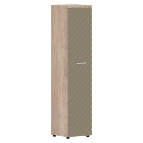 Шкаф TORR LUX TLHC 42.1 колонка с глухой дверью и топом 435х452х1958 Дуб Каньон/ Капучино в Когалыме
