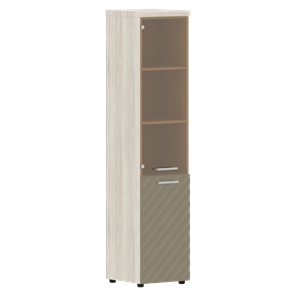 Шкаф TORR LUX TLHC 42.2 L колонка комбинированная с топом 435х452х1958 Сосна Эдмонт/ Капучино в Когалыме